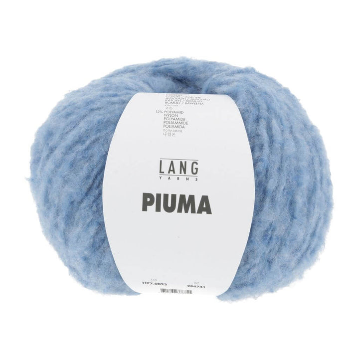 Lang Yarns 022 - Blau Lang Yarns Piuma 50g Lieblingsgarn