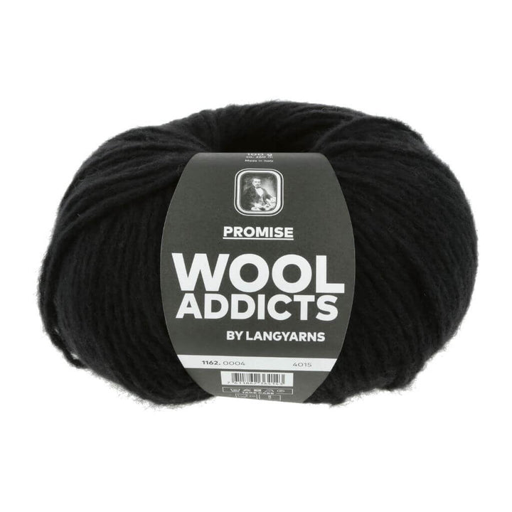 Lang Yarns 004 - Black Lang Yarns Promise Lieblingsgarn