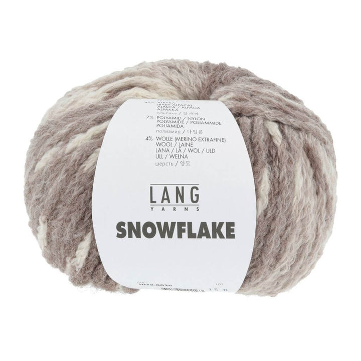 Lang Yarns Beige Lang Yarns Snowflake inkl. 1 Anleitungsheft Lieblingsgarn