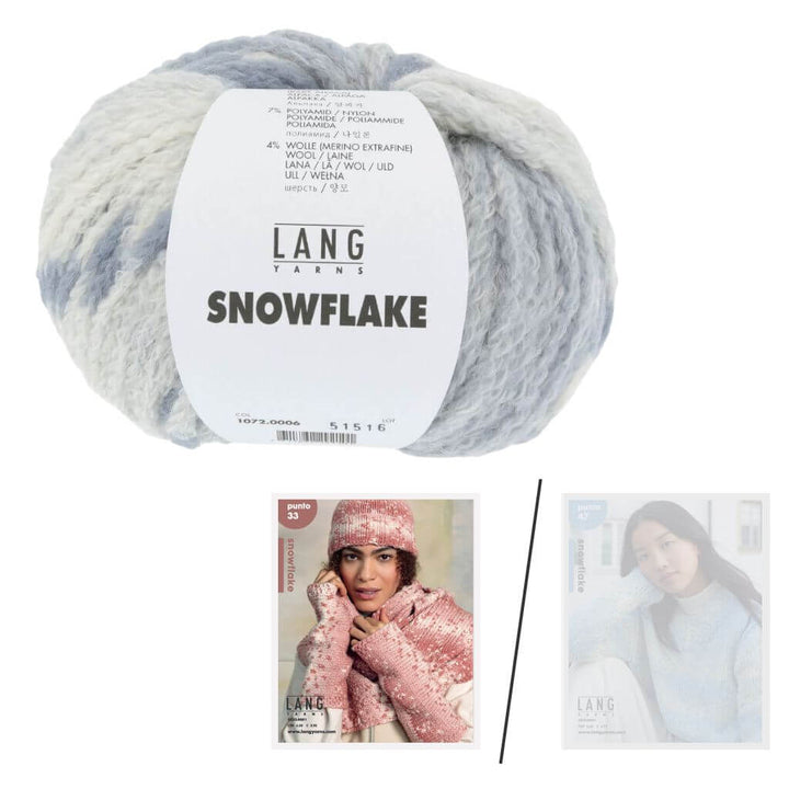 Lang Yarns Lang Yarns Snowflake inkl. 1 Anleitungsheft Lieblingsgarn
