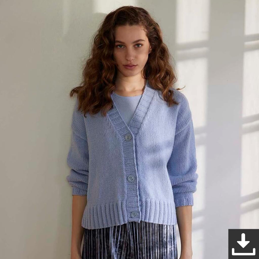 Lang Yarns Damen Cardigan Novalee Strickanleitung - Lang Yarns (PDF) Lieblingsgarn