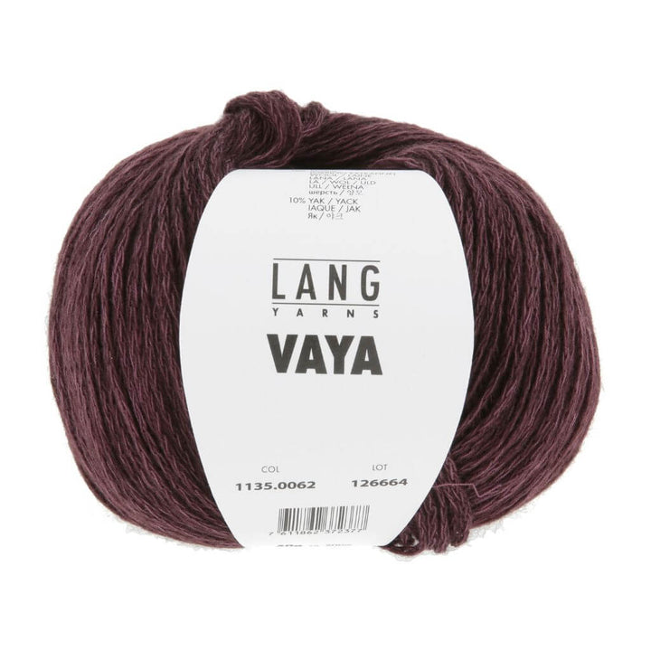 Lang Yarns 062 - Weinrot Lang Yarns Vaya Lieblingsgarn