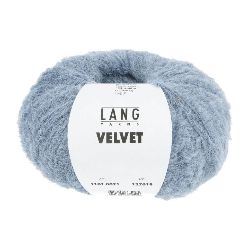 Lang Yarns 021 - Hellblau Lang Yarns Velvet 50g Lieblingsgarn