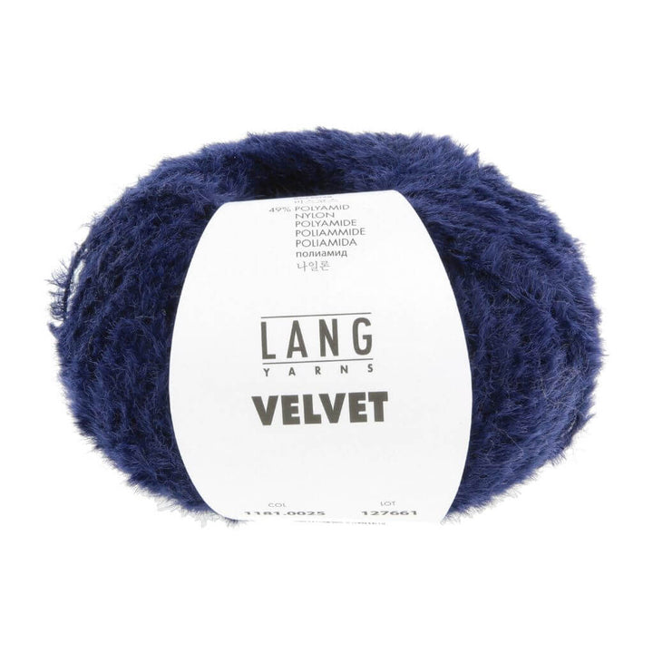 Lang Yarns 025 - Navy Lang Yarns Velvet 50g Lieblingsgarn