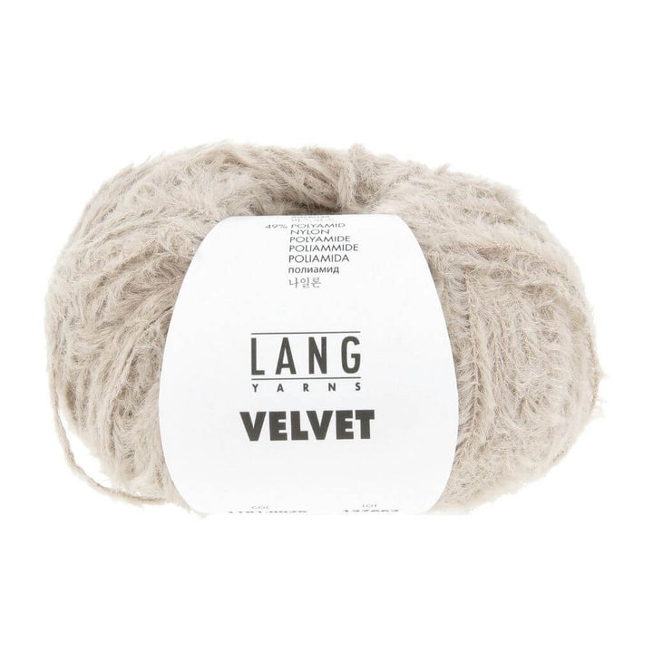 Lang Yarns 026 - Beige Lang Yarns Velvet 50g Lieblingsgarn