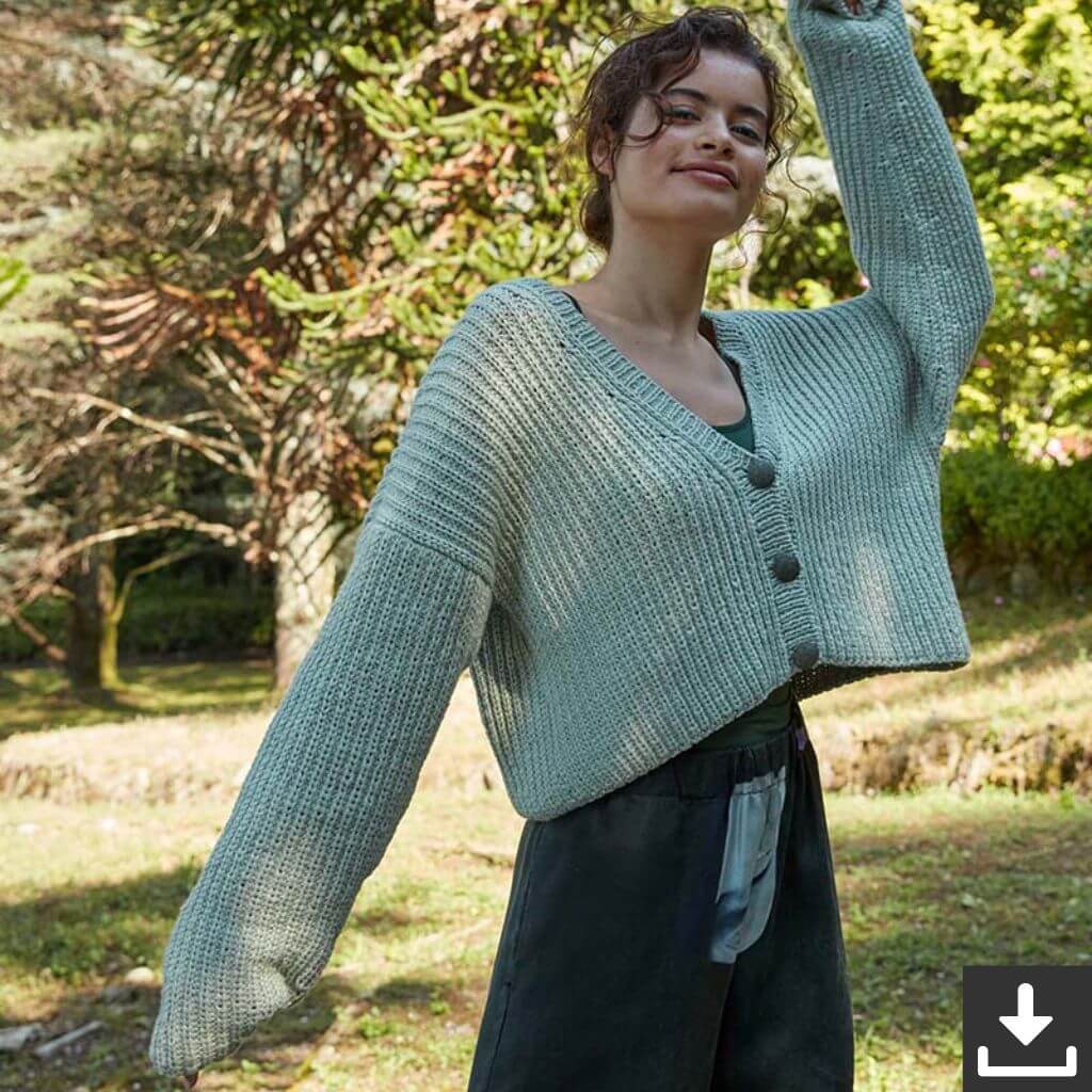 Lang Yarns Pattern Damen Strickjacke wild and free Anleitung - Lang Yarns (PDF) Lieblingsgarn