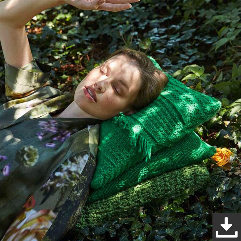 Lang Yarns Pattern Kissenbezug be enchanted Strickanleitung - Lang Yarns (PDF) Lieblingsgarn