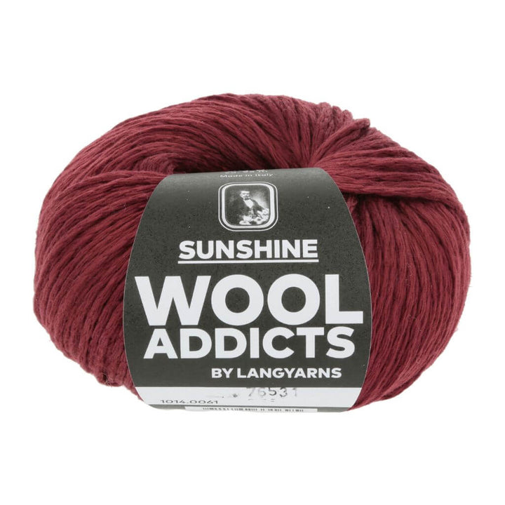 Lang Yarns 61 - Beetroot Lang Yarns Wooladdicts Sunshine Lieblingsgarn
