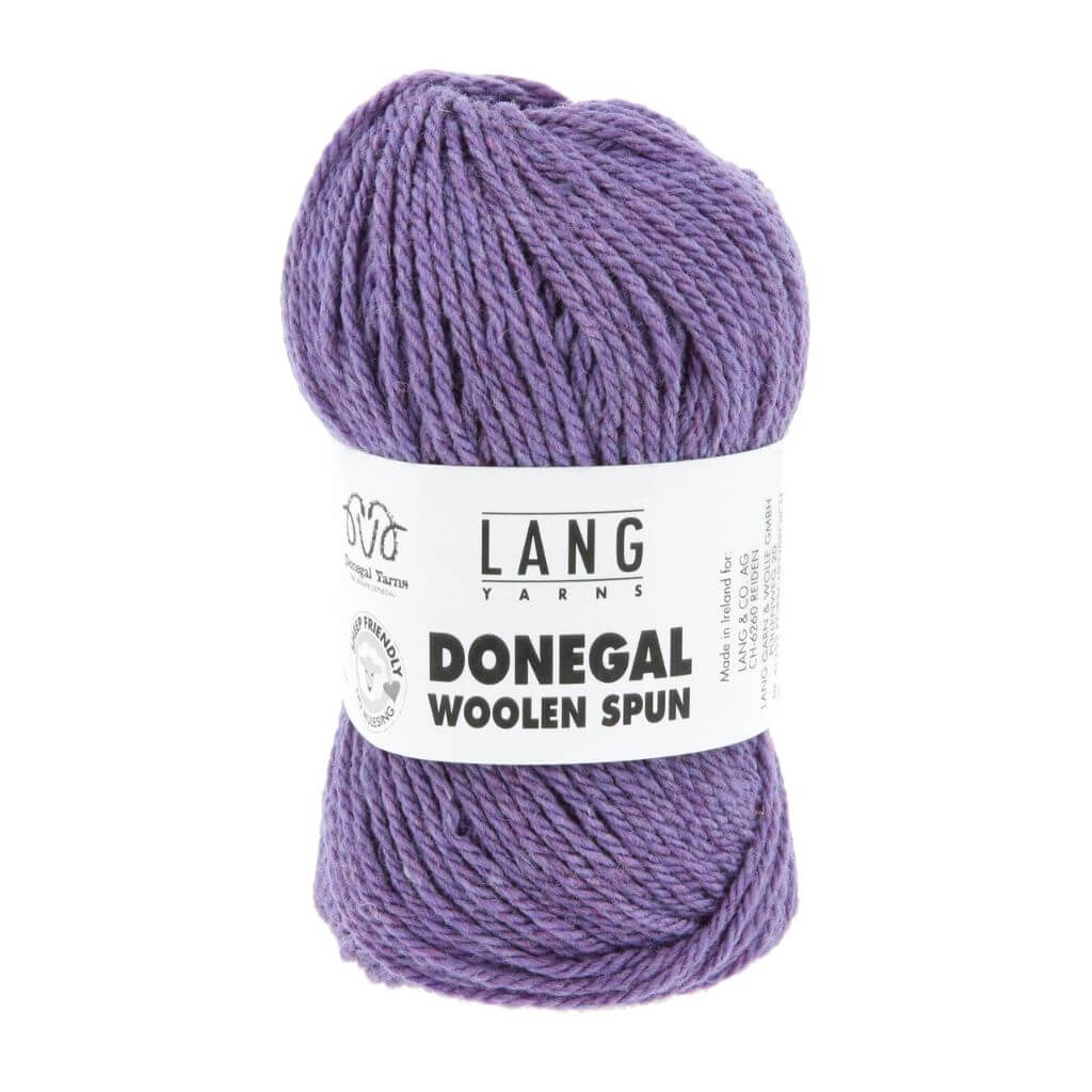 Lang Yarns 046 - Lila Lang Yarns Donegal Woolen Spun Lieblingsgarn