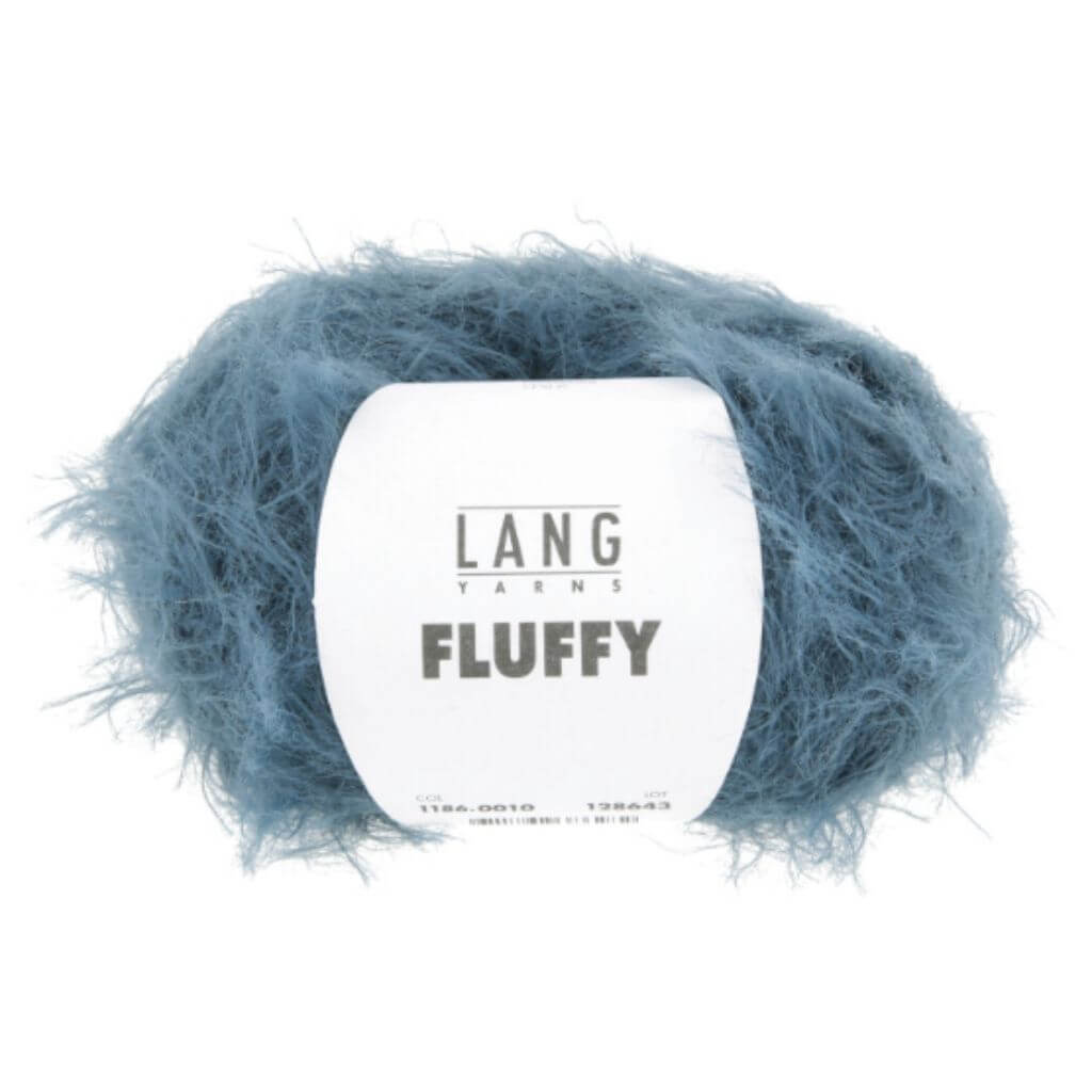 Lang Yarns 010 - Stahlblau Lang Yarns Fluffy Lieblingsgarn