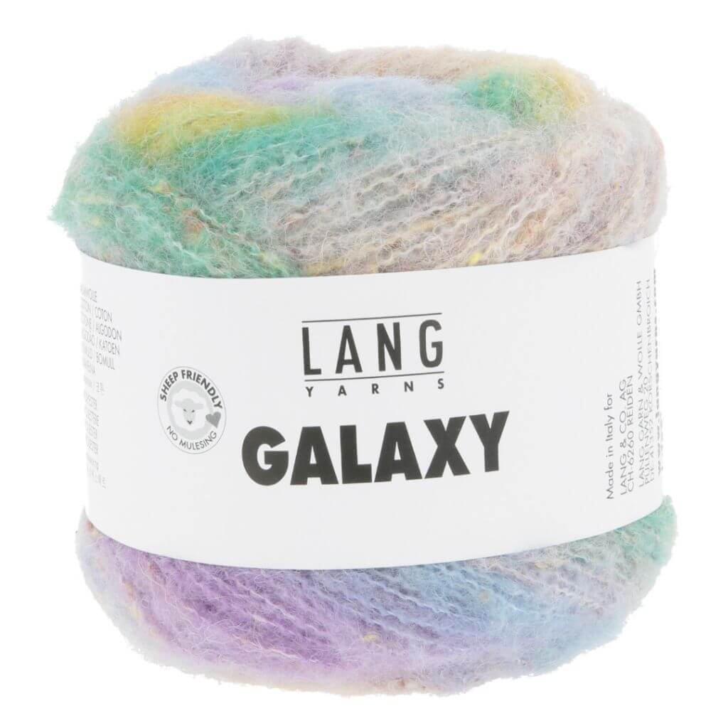 Lang Yarns 002 - Hellblau/Lila/Grün Lang Yarns Galaxy Lieblingsgarn