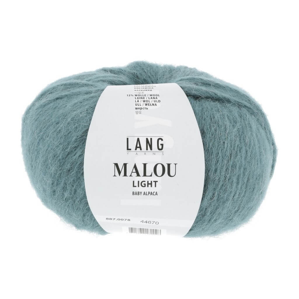 Lang Yarns Türkis Lang Yarns Malou Light Lieblingsgarn