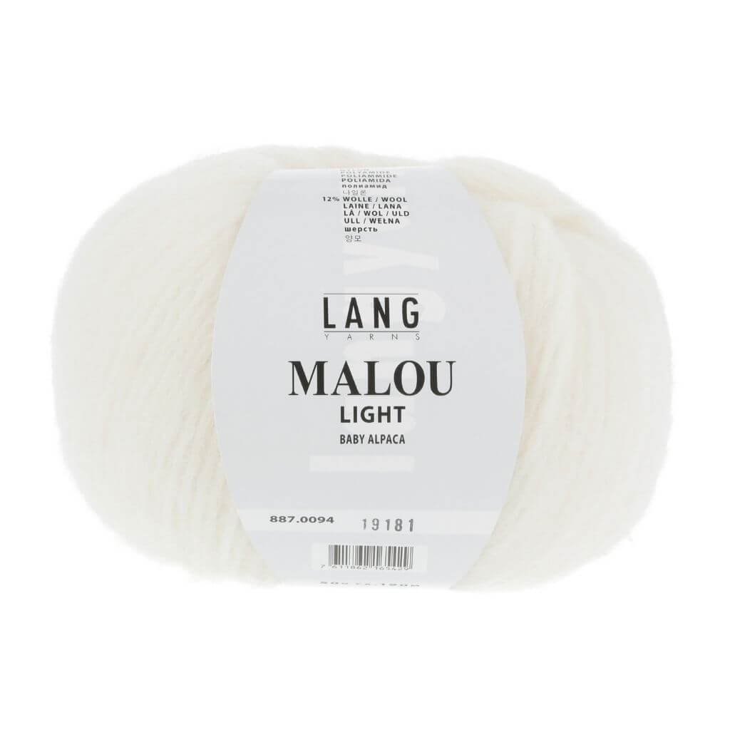 Lang Yarns Offwhite Lang Yarns Malou Light Lieblingsgarn