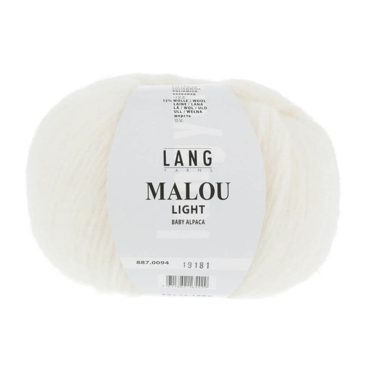 Lang Yarns Offwhite Lang Yarns Malou Light Lieblingsgarn