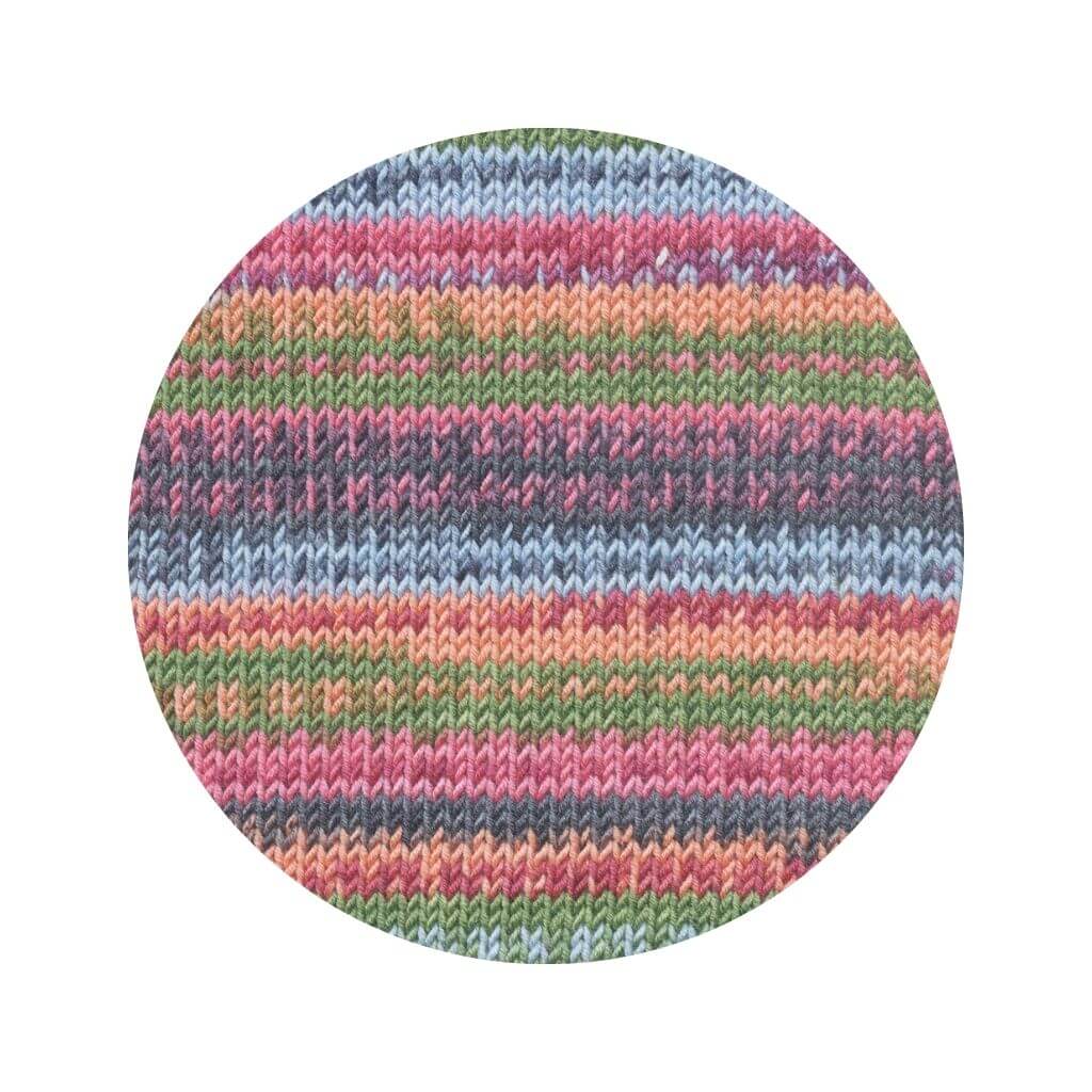 Lang Yarns 003 - Grün/Rosa/Blau/Grau Lang Yarns Merino 120 Color Lieblingsgarn