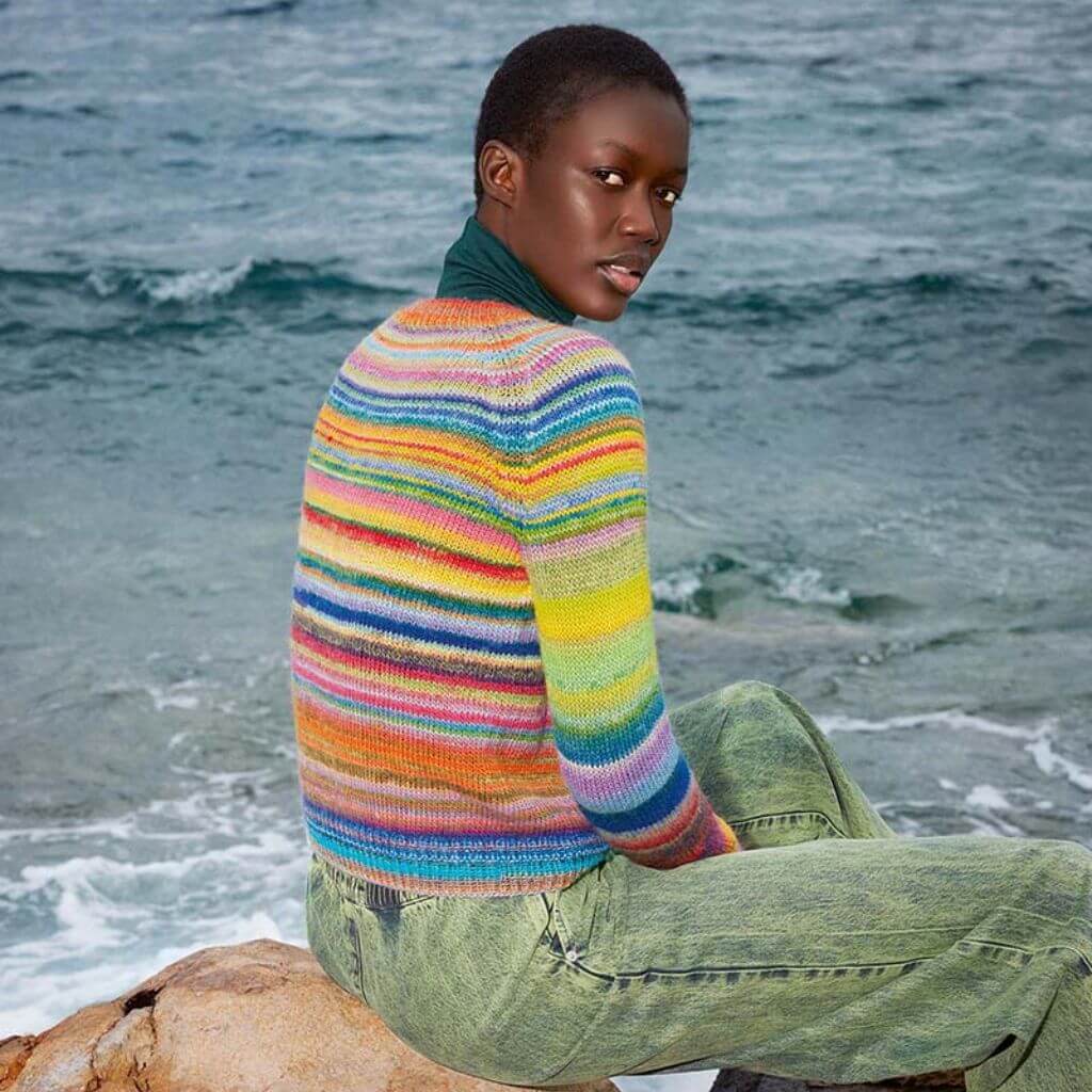 Lang Yarns Pullover Top Down Gregoria Strickanleitung - Lang Yarns (Heft) Lieblingsgarn