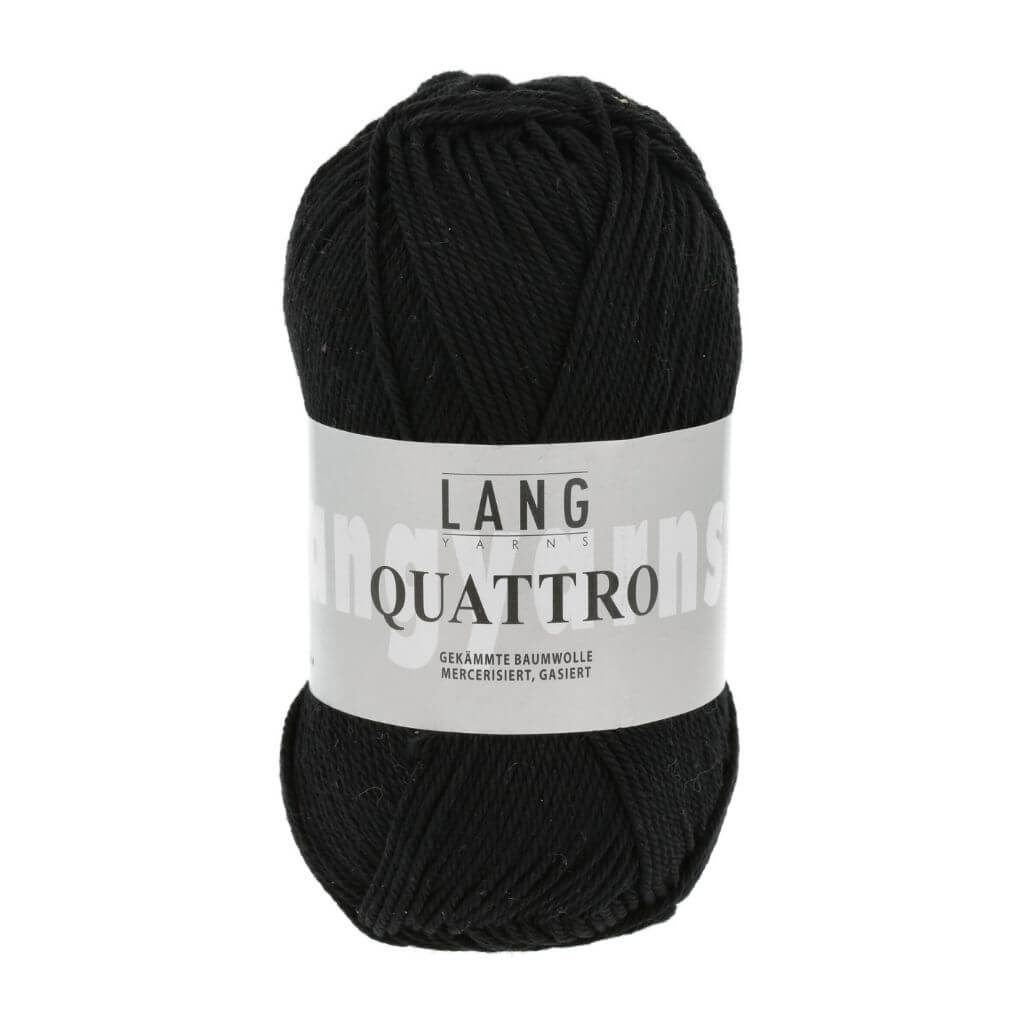 Lang Yarns 4 - Schwarz Lang Yarns Quattro Lieblingsgarn
