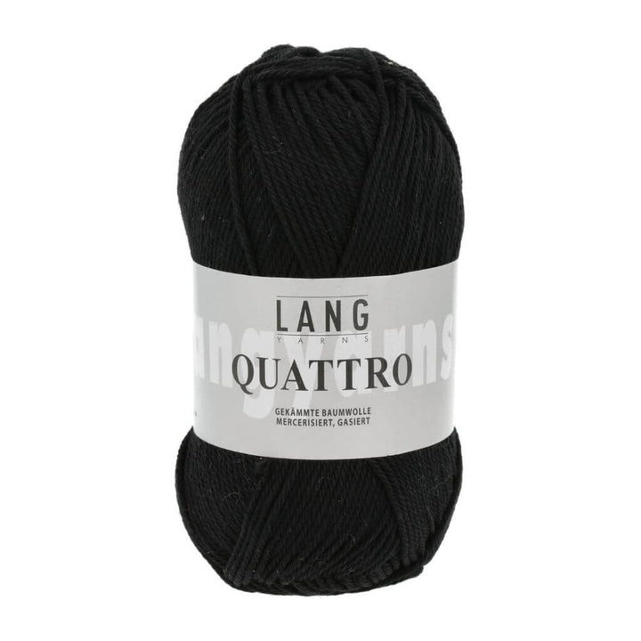 Lang Yarns 4 - Schwarz Lang Yarns Quattro Lieblingsgarn