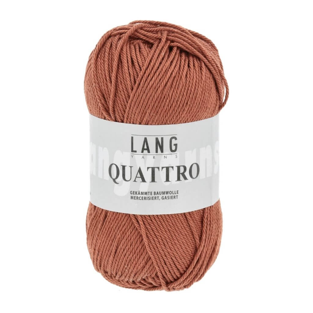 Lang Yarns 15 - Blutorange Lang Yarns Quattro Lieblingsgarn