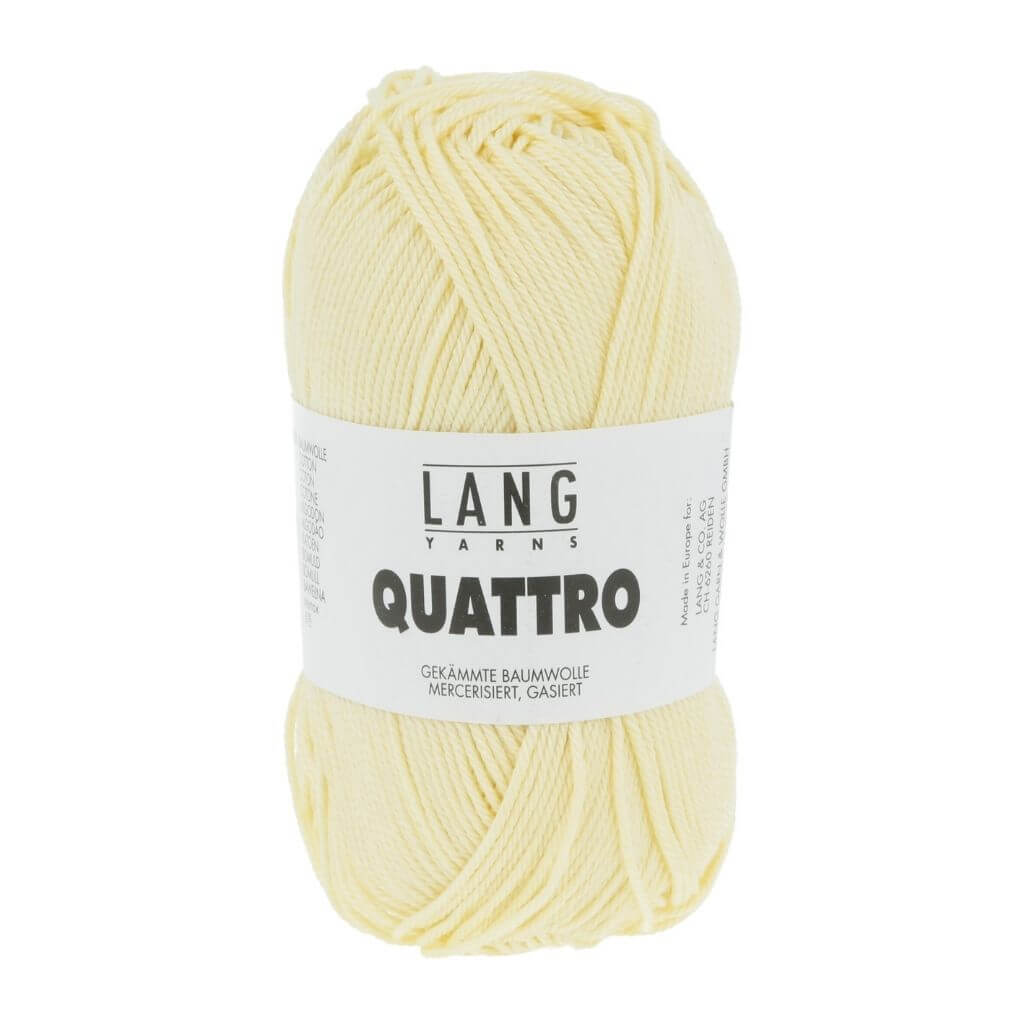 Lang Yarns 213 - blassgelb Lang Yarns Quattro Lieblingsgarn