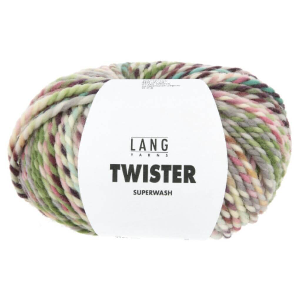 Lang Yarns 003 - Türkis/Grün/Aubergine Lang Yarns Twister Lieblingsgarn