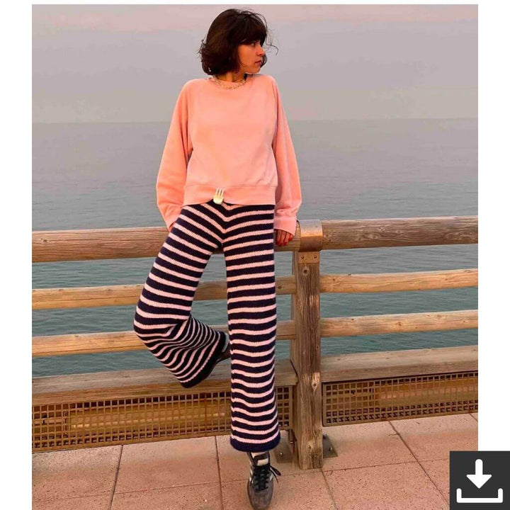 Lesfillesducoeur Pattern Hose Lotta Pants Strickanleitung - Lesfillesducoeur (PDF) Lieblingsgarn
