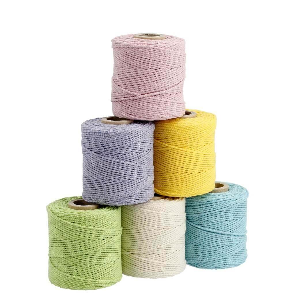 Lieblingsgarn - Pastell Set aus 6 x Premium-Garn 1 mm