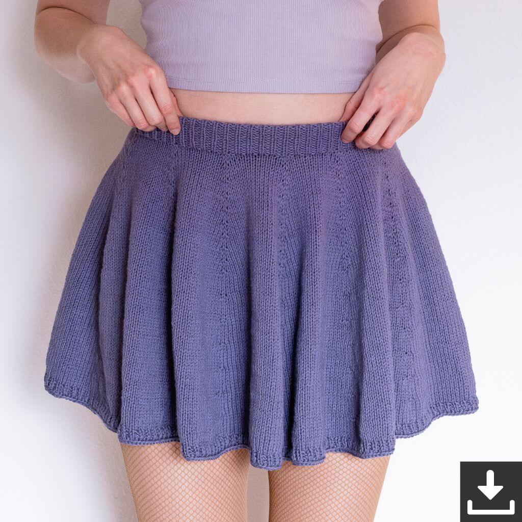 Wisteria Knitting Rock Like a Daydream Skirt Strickanleitung - Wisteria Knitting (PDF) Lieblingsgarn