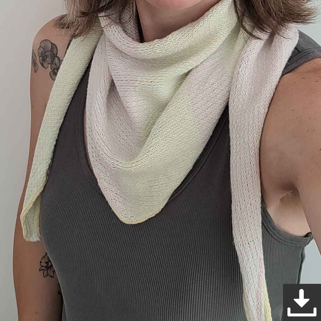 Nadelmelodie Pattern Tuch Lollypoptie Strickanleitung - nadelmelodie (PDF) Lieblingsgarn