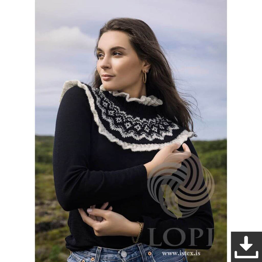 Lopi Pattern Kragen Beta Strickanleitung - Lopi (PDF) Lieblingsgarn