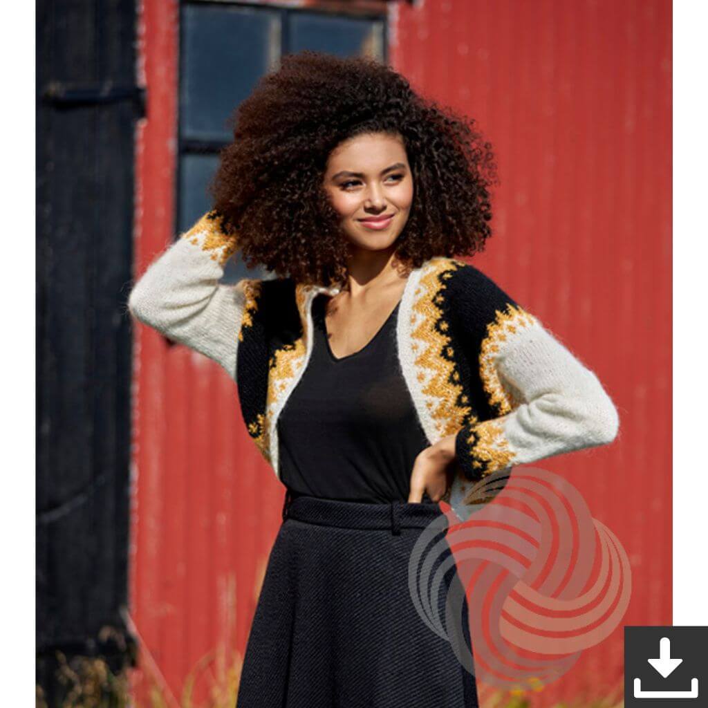 Lopi Pattern Bolero Carmen Strickanleitung - Lopi (PDF) Lieblingsgarn