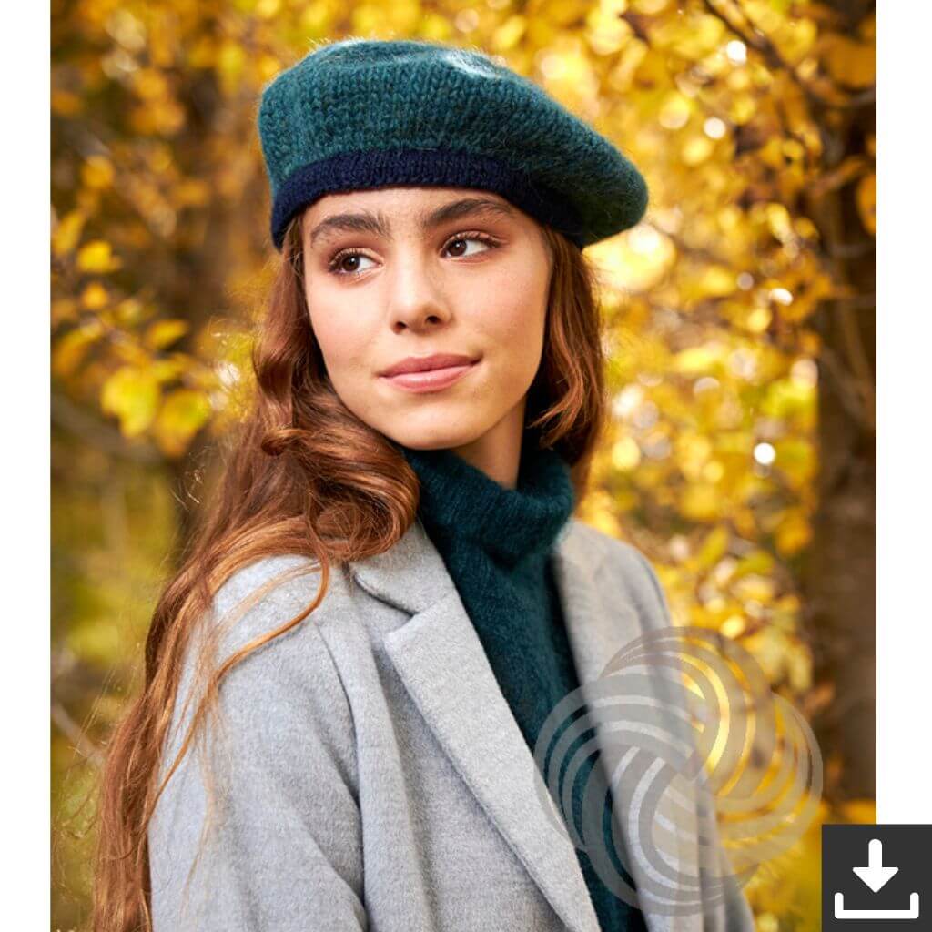 Lopi Pattern Baskenmütze Draumur um drama Strickanleitung - Lopi (PDF) Lieblingsgarn