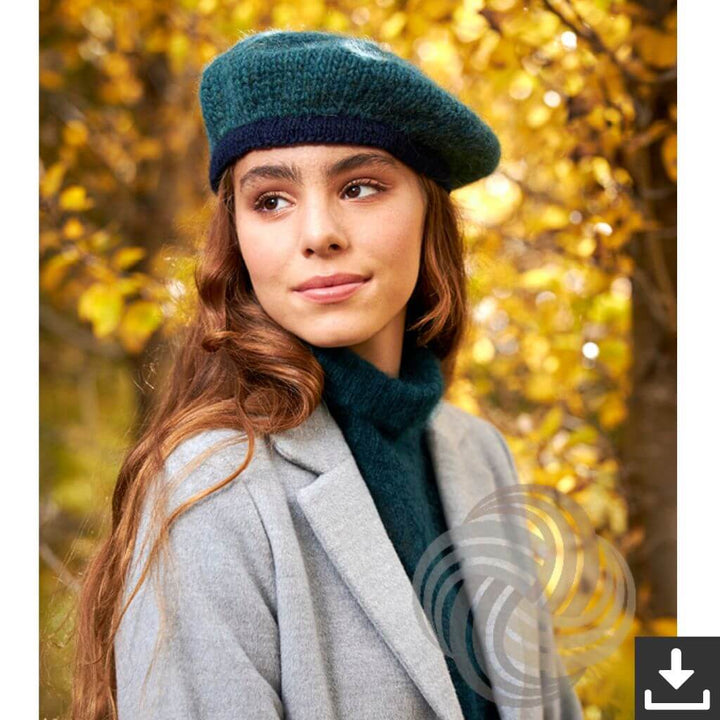 Lopi Pattern Baskenmütze Draumur um drama Strickanleitung - Lopi (PDF) Lieblingsgarn