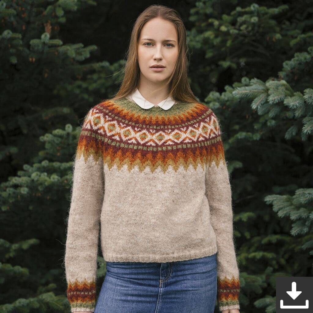 Lopi Pattern Pullover Góa Strickanleitung - Lopi (PDF) Lieblingsgarn