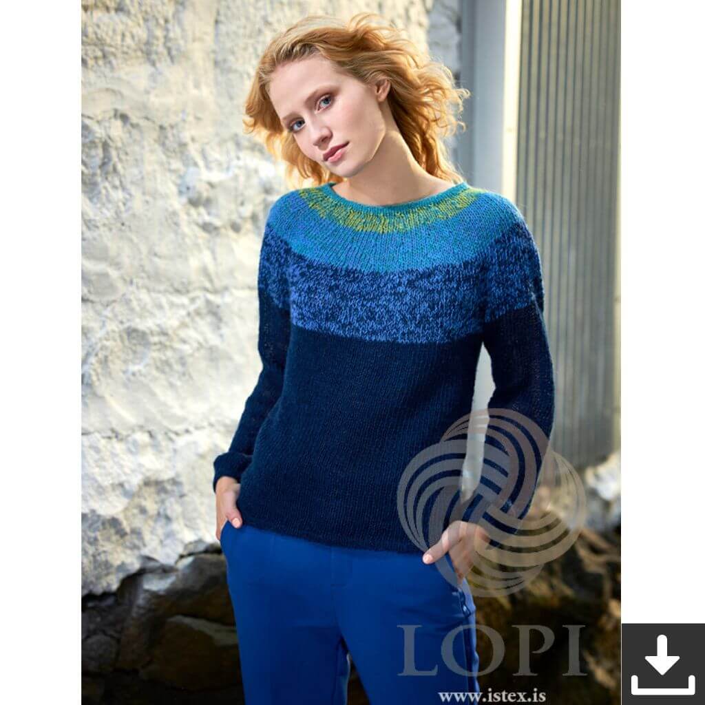 Lopi Pattern Pullover Himinn Og Haf Strickanleitung - Lopi (PDF) Lieblingsgarn