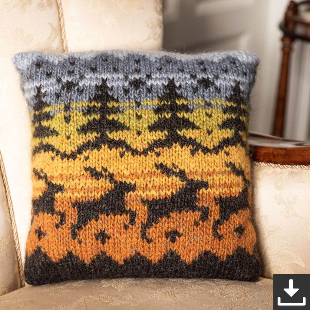 Lopi Pattern Kissen Hjörð Strickanleitung - Lopi (PDF) Lieblingsgarn