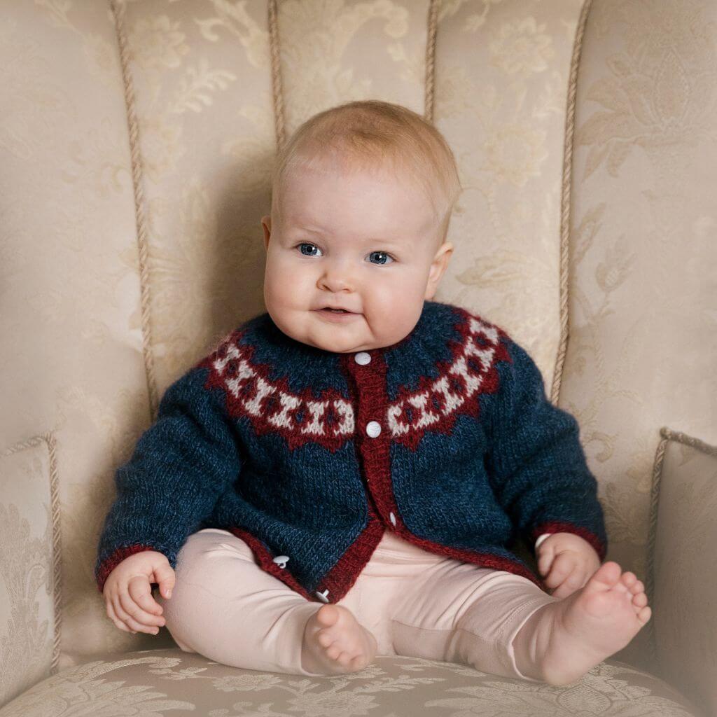 Lopi Pattern Strickjacke Baby Prýði Strickanleitung - Lopi (PDF) Lieblingsgarn