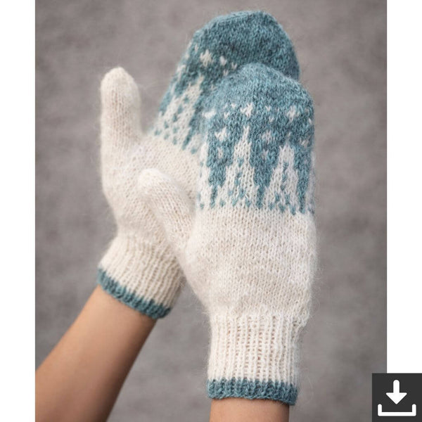 Handschuhe Snjóborg Strickanleitung von Lopi