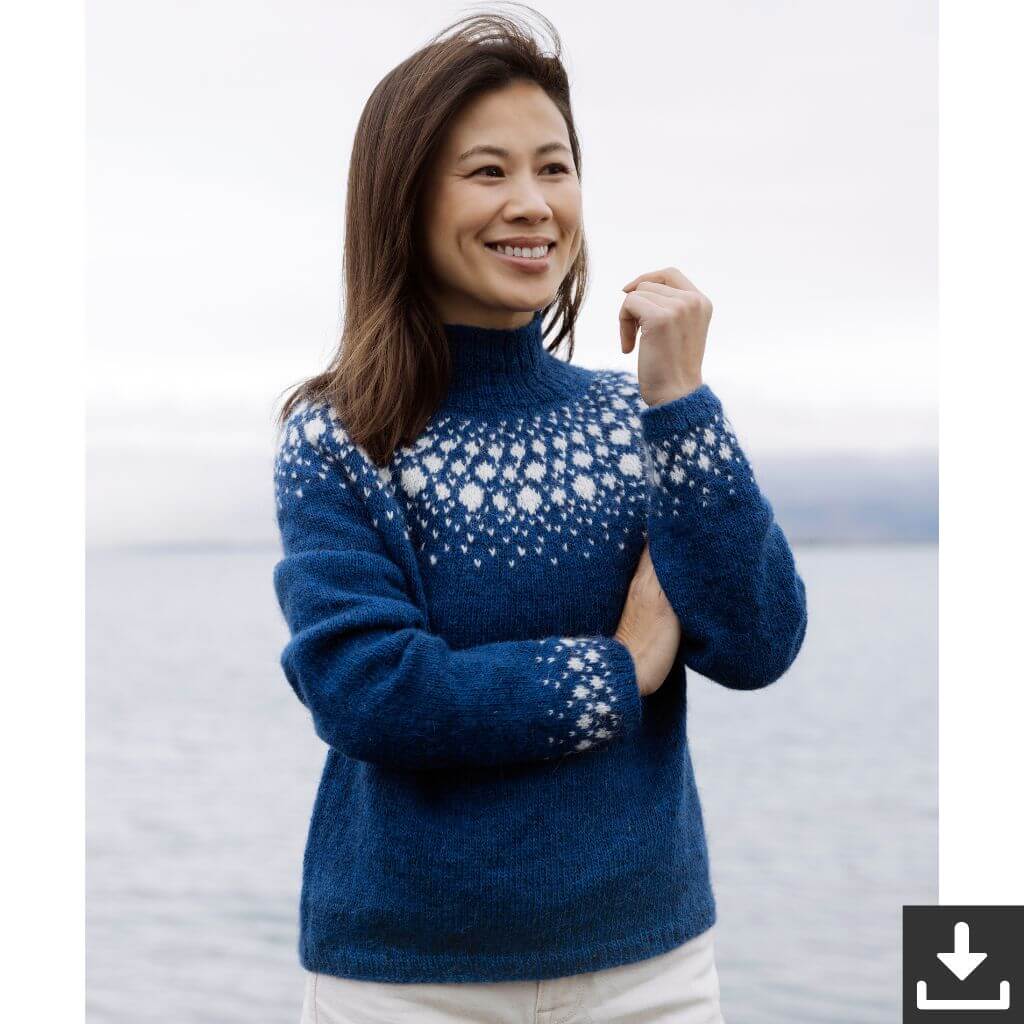 Lopi Pattern Pullover Snjókorn Strickanleitung - Lopi (PDF) Lieblingsgarn