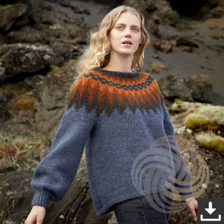 Lopi Pattern Pullover Uppstytta Strickanleitung - Lopi (PDF) Lieblingsgarn
