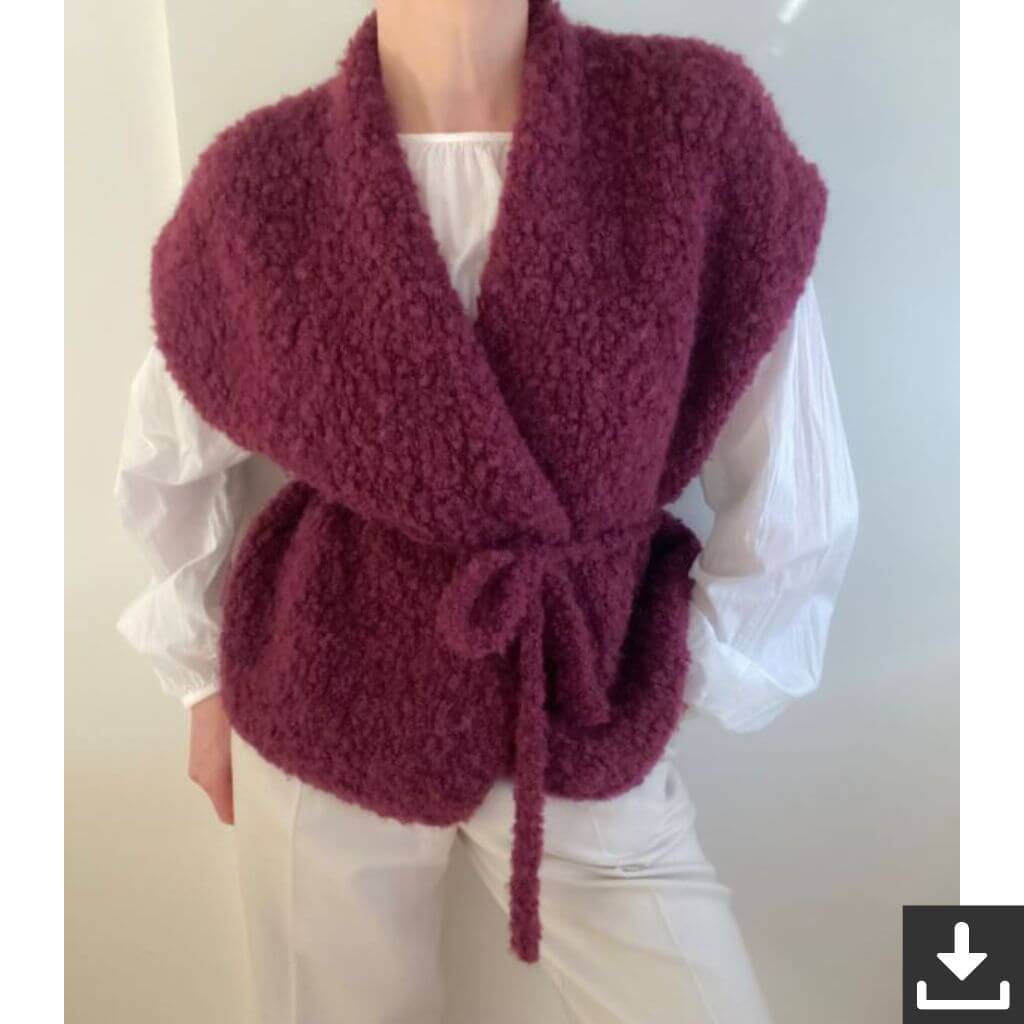 Lotilda Pattern Fluffy Marta Weste Strickanleitung - Lotilda (PDF) Lieblingsgarn