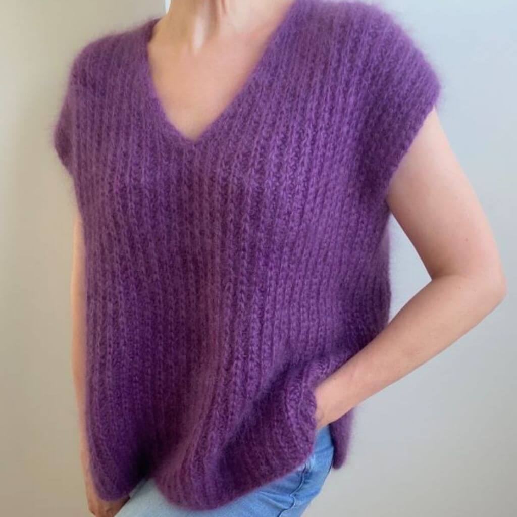 Lotilda Pattern Pullunder/Pullover Juna V-Neck Strickanleitung - Lotilda (PDF) Lieblingsgarn