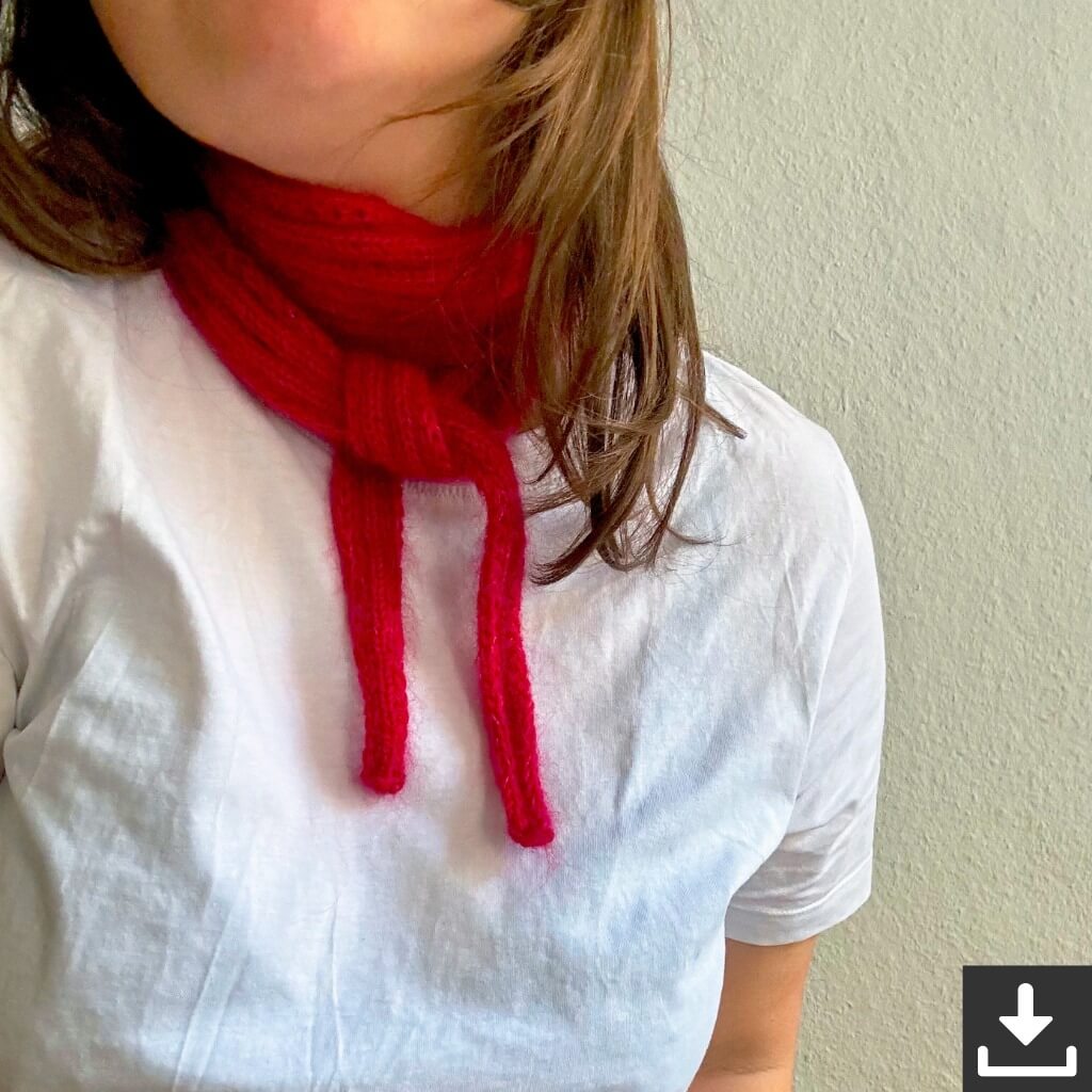 wemadewardrobe Schal Lotta Scarf Light Strickanleitung - wemadewardrobe (PDF) Lieblingsgarn