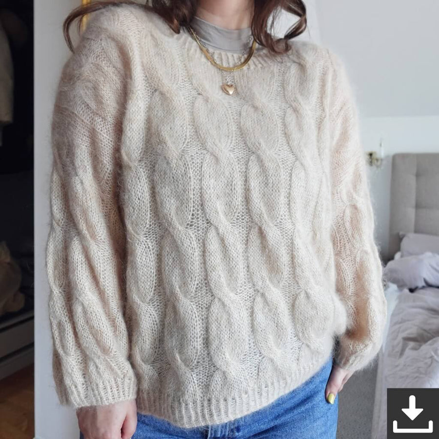 wemadewardrobe Bluse Louise Blouse Strickanleitung - wemadewardrobe (PDF) Lieblingsgarn