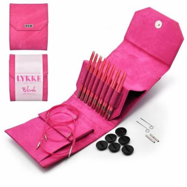 Lykke Needles Lykke Nadelspitzen-Set Blush Fuchsia Lieblingsgarn