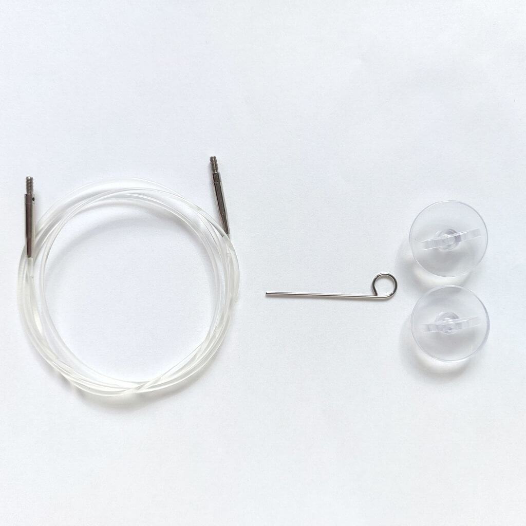 Lykke Needles 60 Lykke Nadelseil Clear Lieblingsgarn