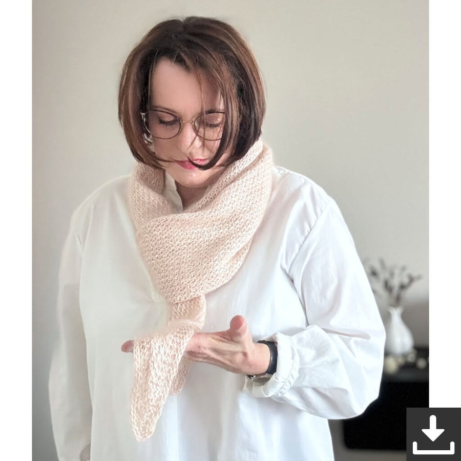 Strickfisch Halstuch XXL Lyn Strickanleitung - StrickFisch (PDF) Lieblingsgarn