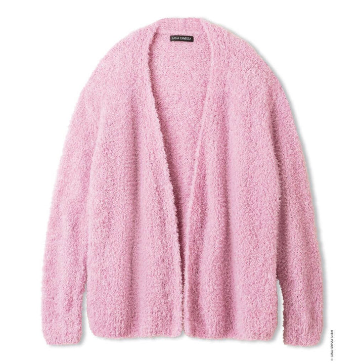 Cardigan offene Front Ripprand Strickanleitung - Lana Grossa (Heft)