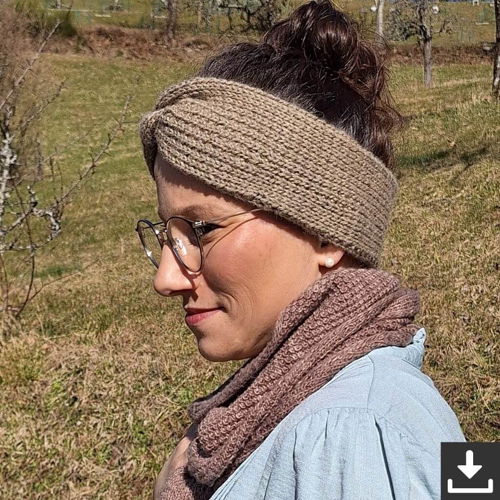 Madame Nadelspiel Stirnband Hedi Headband Strickanleitung - Madame Nadelspiel (PDF) Lieblingsgarn