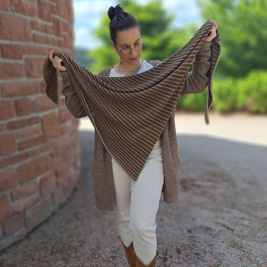 Madame Nadelspiel Pattern Schal Hedi Hug Strickanleitung - Madame Nadelspiel (PDF) Lieblingsgarn